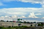 CSX under an interesting sky.